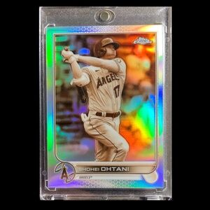 RARE* SHOHEI OHTANI BASEBALL CARD •  TOPPS CHROME REFRACTOR SP